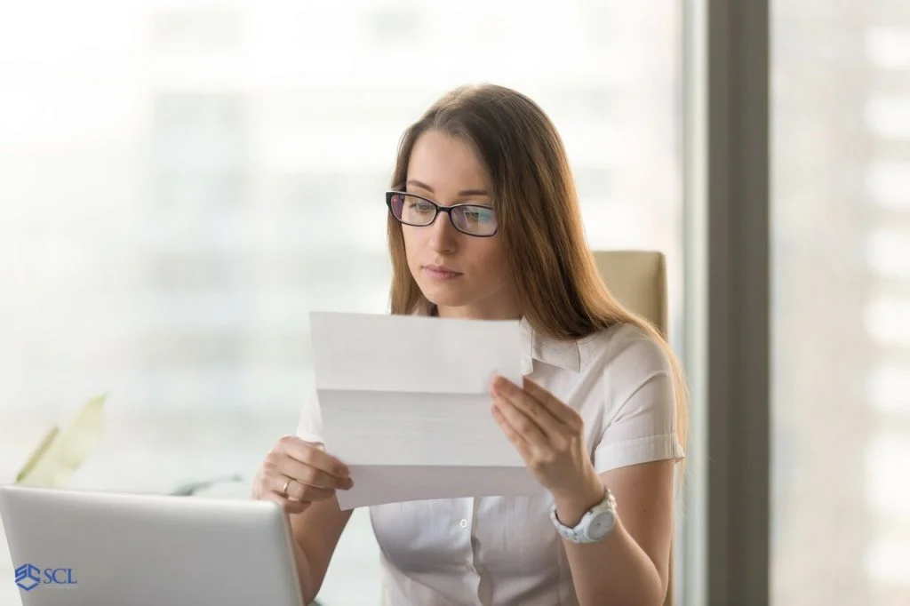 A woman getting fake IRS letter in and near Bronx