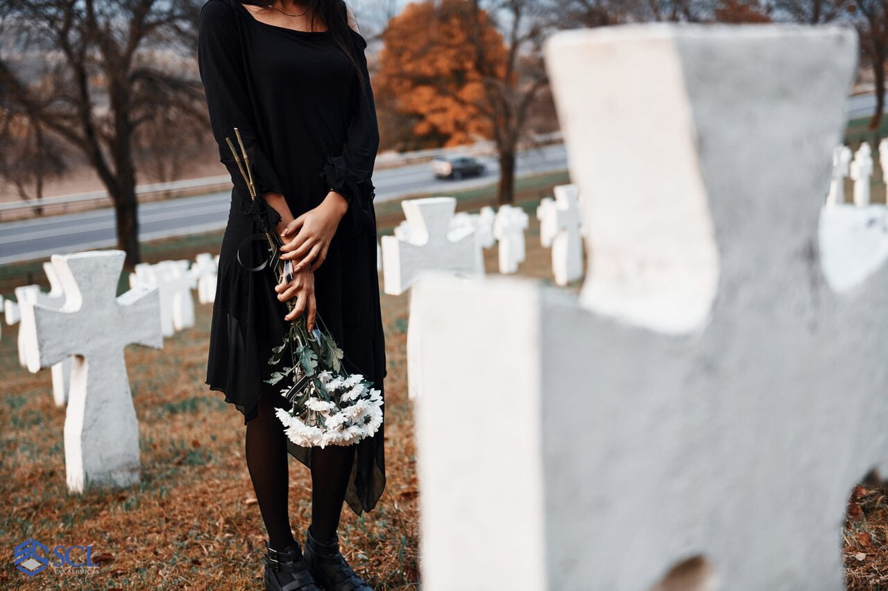 A woman who lost loved one in New York