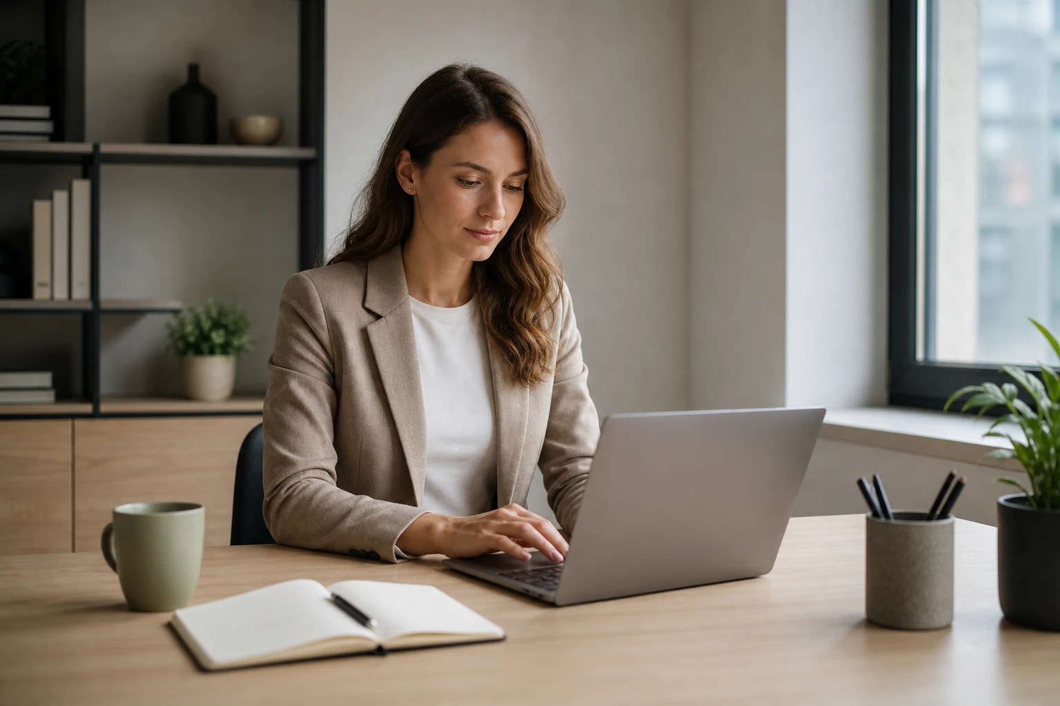 Tax preparer working at desk in Bronx, NY 10470