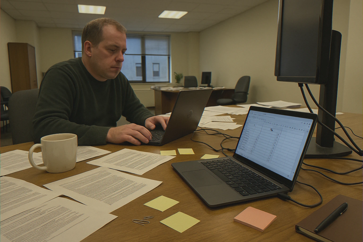 Bronx tax service workspace with laptop